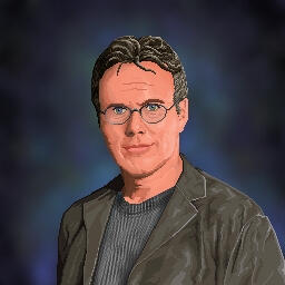 Simple portrait of Anthony Head as Giles from Buffy The Vampire Slayer